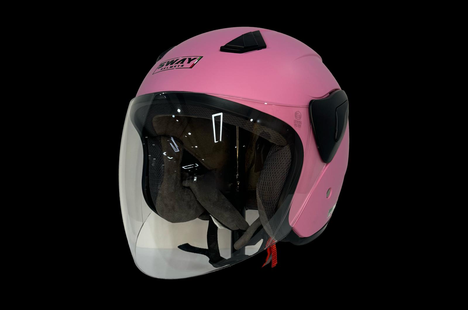 SWAY%20SW%20733%20Pink%20Yarım%20Kask