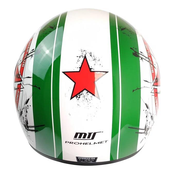 MTS%20Glossy%20Stars%20Stripes%20İtalya%20Yarım%20Kask