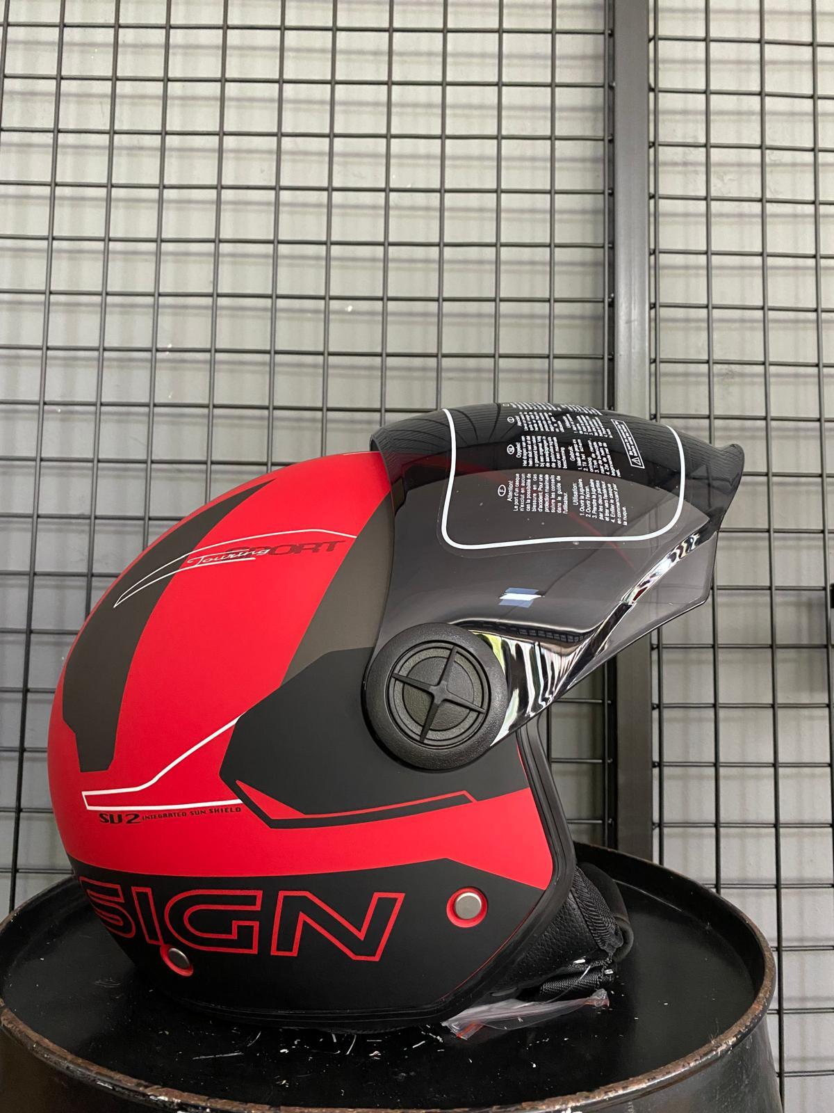 MTS%20FX101%20Yarım%20Kask%20Design%20Red