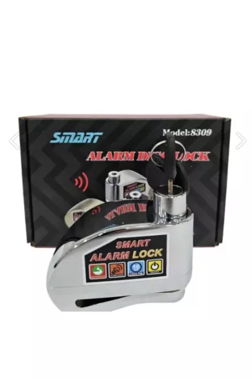 SMART ALARM LOCK ÇELİK ÇİFT KADEMELİ DİSK KİLİDİ