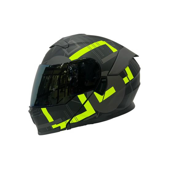 SWAY SW 912 A1 YELLOW Çene Açılır Kask